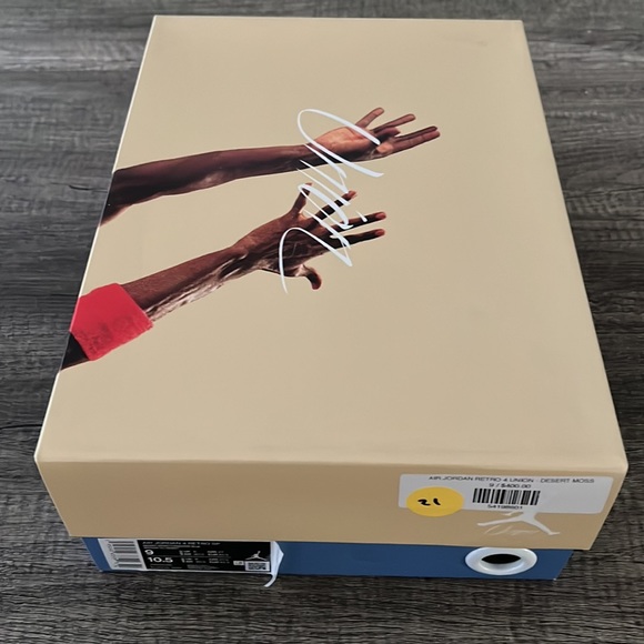 Air Jordan 4 Retro SP 30th Anniversary Union Desert Moss - Size M 9 - NWT - Picture 11 of 12
